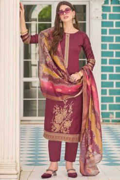 Alok Falsafaa Vol 18 Jacquard Salwar Suit Catalog 6 Pcs