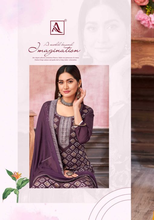 Alok Nazeer Muslin Salwar Suit Catalog 6 Pcs 7 510x728 - Alok Nazeer Muslin Salwar Suit Catalog 6 Pcs