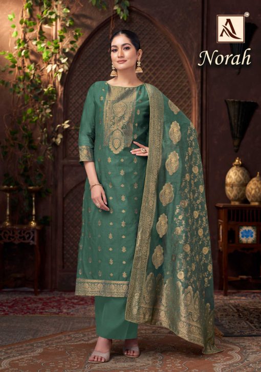 Alok Norah Jacquard Salwar Suit Catalog 6 Pcs 13 510x725 - Alok Norah Jacquard Salwar Suit Catalog 6 Pcs