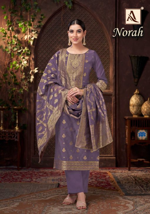 Alok Norah Jacquard Salwar Suit Catalog 6 Pcs 15 510x725 - Alok Norah Jacquard Salwar Suit Catalog 6 Pcs