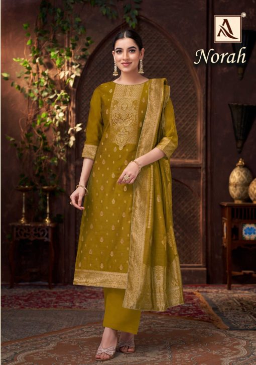Alok Norah Jacquard Salwar Suit Catalog 6 Pcs 5 510x725 - Alok Norah Jacquard Salwar Suit Catalog 6 Pcs