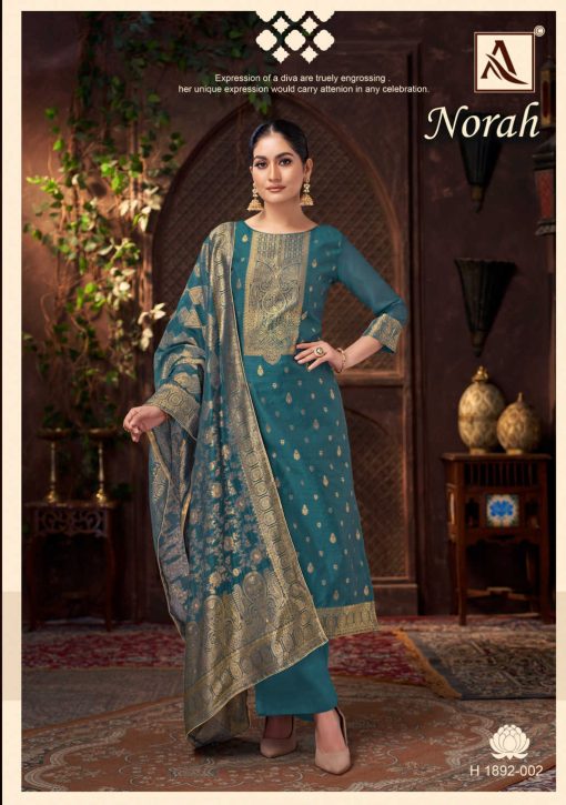 Alok Norah Jacquard Salwar Suit Catalog 6 Pcs 7 510x725 - Alok Norah Jacquard Salwar Suit Catalog 6 Pcs