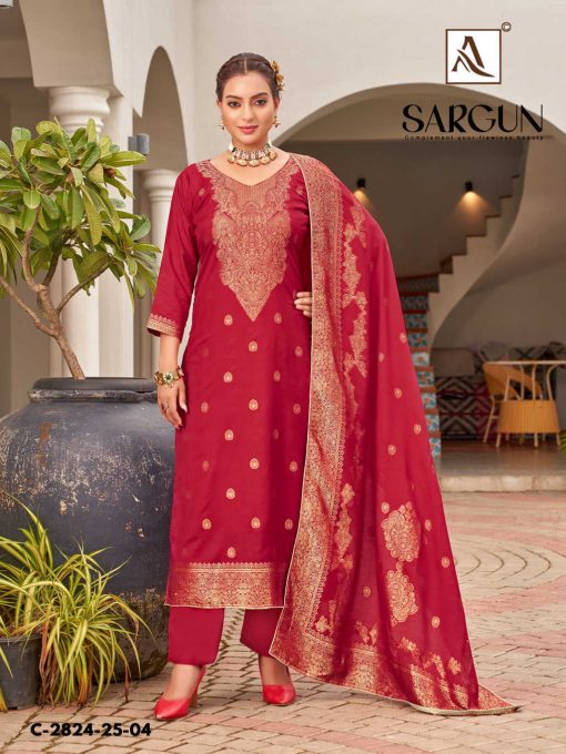 Alok Sargun Viscose Salwar Suit Catalog 6 Pcs 3 510x680 - Alok Sargun Viscose Salwar Suit Catalog 6 Pcs