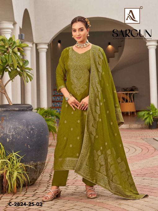 Alok Sargun Viscose Salwar Suit Catalog 6 Pcs 5 510x680 - Alok Sargun Viscose Salwar Suit Catalog 6 Pcs