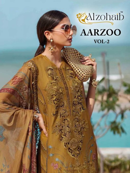 Alzohaib Aarzoo Vol 2 Cotton Salwar Suit Catalog 4 Pcs 5 510x680 - Alzohaib Aarzoo Vol 2 Cotton Salwar Suit Catalog 4 Pcs