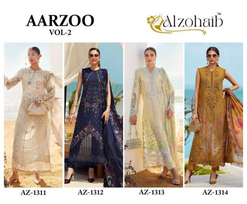 Alzohaib Aarzoo Vol 2 Cotton Salwar Suit Catalog 4 Pcs 6 510x422 - Alzohaib Aarzoo Vol 2 Cotton Salwar Suit Catalog 4 Pcs