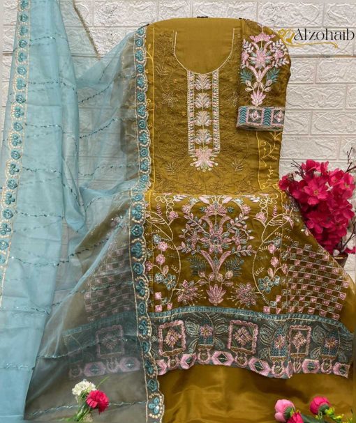 Alzohaib DN 1341 A D Organza Salwar Suit Catalog 4 Pcs 7 1 510x607 - Alzohaib DN 1341 A-D Organza Salwar Suit Catalog 4 Pcs