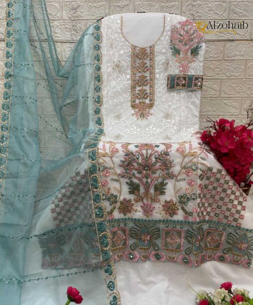 Alzohaib DN 1341 A D Organza Salwar Suit Catalog 4 Pcs 8 510x615 - Alzohaib DN 1341 A-D Organza Salwar Suit Catalog 4 Pcs