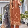 Alzohaib Lamhay Vol 1 Chiffon Cotton Salwar Suit Catalog 4 Pcs