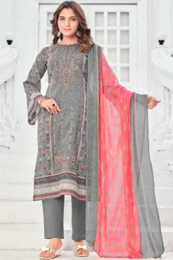 Alzohaib Noor Vol 2 Chiffon Cotton Salwar Suit Catalog 4 Pcs