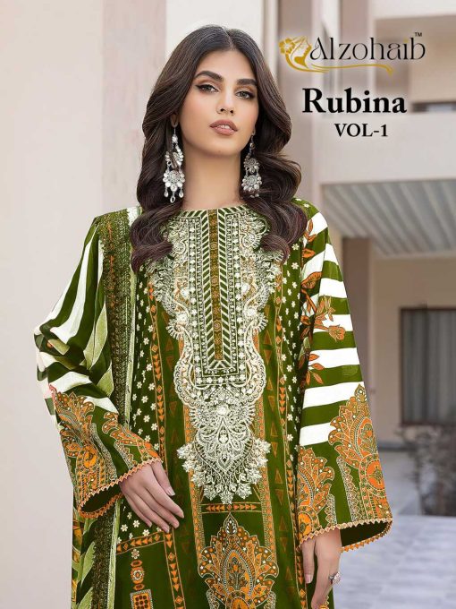 Alzohaib Rubina Vol 1 Chiffon Cotton Salwar Suit Catalog 5 Pcs 1 510x680 - Alzohaib Rubina Vol 1 Chiffon Cotton Salwar Suit Catalog 5 Pcs