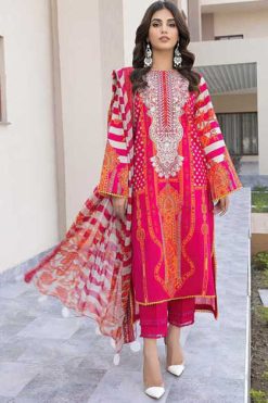 Alzohaib Rubina Vol 1 Chiffon Cotton Salwar Suit Catalog 5 Pcs