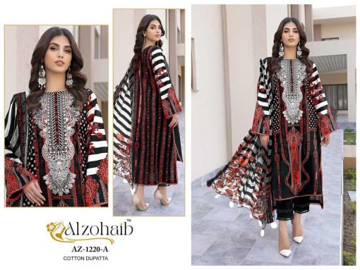 Alzohaib Rubina Vol 1 Chiffon Cotton Salwar Suit Catalog 5 Pcs 2 510x383 - Alzohaib Rubina Vol 1 Chiffon Cotton Salwar Suit Catalog 5 Pcs
