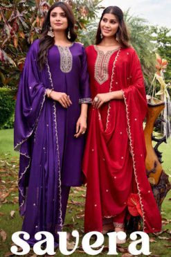 Ashwath Trendz Savera Fancy Readymade Suit Catalog 6 Pcs