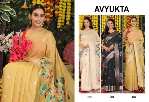 Astita Avyukta Cotton Saree Sari Catalog 3 Pcs 4 510x349 - Astita Avyukta Cotton Saree Sari Catalog 3 Pcs