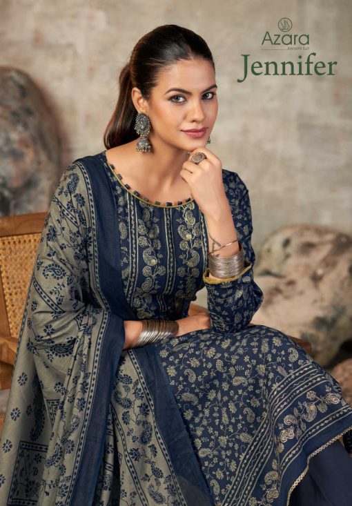 Azara Jennifer Cotton Salwar Suit Catalog 4 Pcs 1 510x733 - Azara Jennifer Cotton Salwar Suit Catalog 4 Pcs