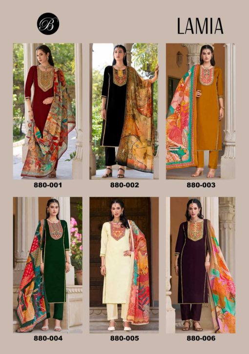 Belliza Lamia Cotton Salwar Suit Catalog 6 Pcs 13 510x725 - Belliza Lamia Cotton Salwar Suit Catalog 6 Pcs