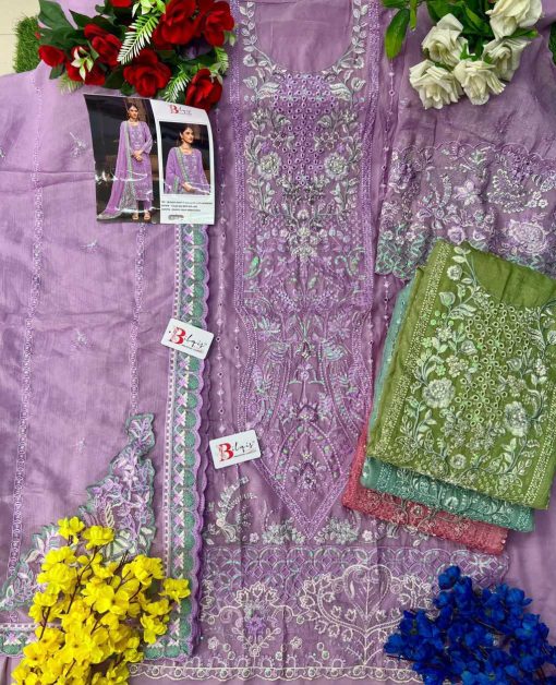 Bilqis B 169 A D Fancy Salwar Suit Catalog 4 Pcs 2 510x628 - Bilqis B 169 A-D Fancy Salwar Suit Catalog 4 Pcs