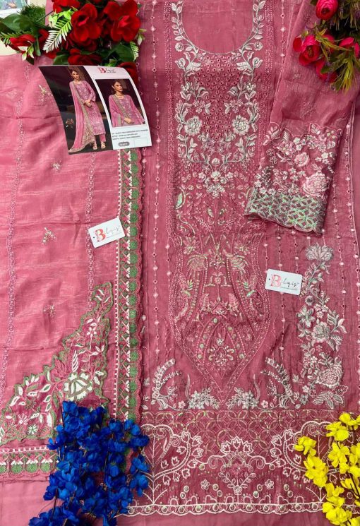 Bilqis B 169 A D Fancy Salwar Suit Catalog 4 Pcs 6 510x745 - Bilqis B 169 A-D Fancy Salwar Suit Catalog 4 Pcs