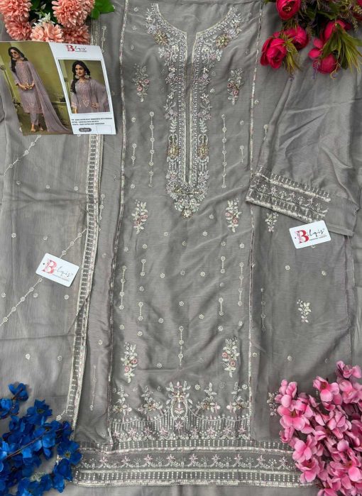 Bilqis B 170 A D Chiffon Salwar Suit Catalog 4 Pcs 6 510x699 - Bilqis B 170 A-D Chiffon Salwar Suit Catalog 4 Pcs