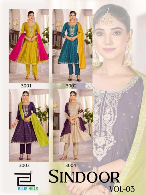 Blue Hills Sindoor Vol 3 Kurti with Dupatta Bottom Chanderi Catalog 4 Pcs 12 510x680 - Blue Hills Sindoor Vol 3 Kurti with Dupatta Bottom Chanderi Catalog 4 Pcs