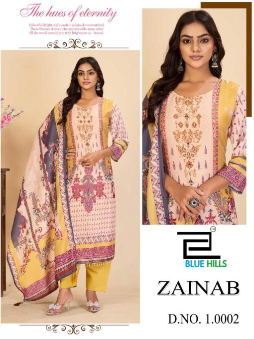Blue Hills Zainab Vol 10 Kurti with Dupatta Bottom Muslin Catalog 4 Pcs 2 510x680 - Blue Hills Zainab Vol 10 Kurti with Dupatta Bottom Muslin Catalog 4 Pcs
