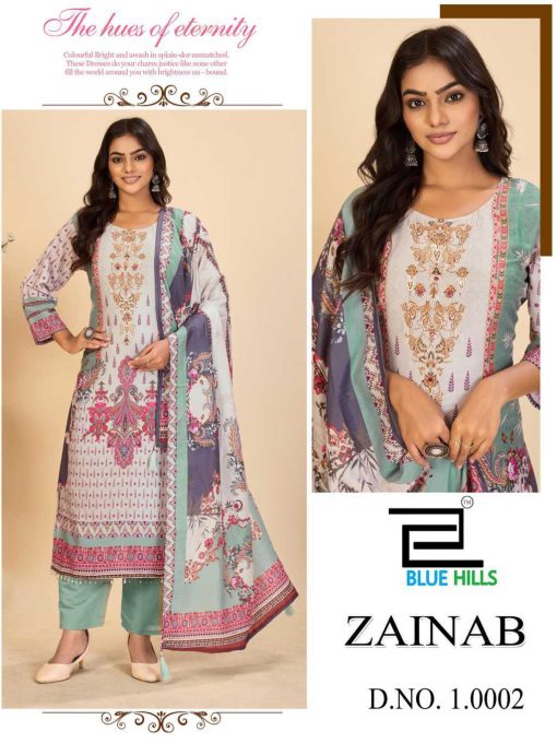 Blue Hills Zainab Vol 10 Kurti with Dupatta Bottom Muslin Catalog 4 Pcs 3 510x680 - Blue Hills Zainab Vol 10 Kurti with Dupatta Bottom Muslin Catalog 4 Pcs