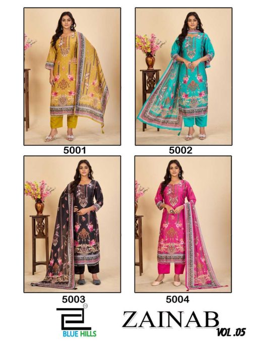 Blue Hills Zainab Vol 5 Kurti with Dupatta Bottom Muslin Catalog 4 Pcs 6 510x680 - Blue Hills Zainab Vol 5 Kurti with Dupatta Bottom Muslin Catalog 4 Pcs