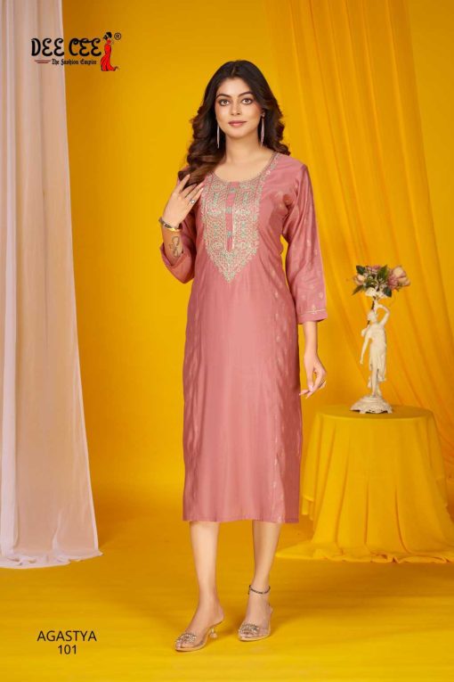 Deecee Agastya Silk Kurti Catalog 6 Pcs 2 510x765 - Deecee Agastya Silk Kurti Catalog 6 Pcs