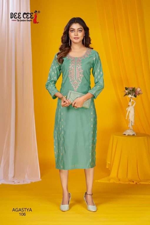 Deecee Agastya Silk Kurti Catalog 6 Pcs 6 510x765 - Deecee Agastya Silk Kurti Catalog 6 Pcs