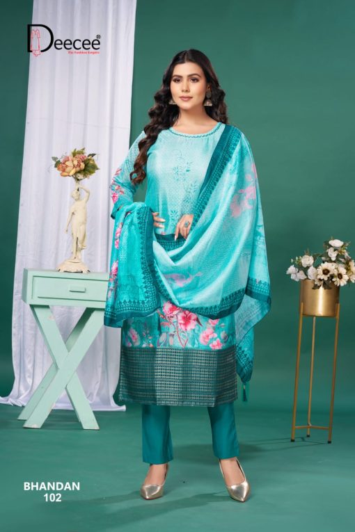 Deecee Bhandan Kurti with Dupatta Bottom Silk Catalog 6 Pcs 3 510x765 - Deecee Bhandan Kurti with Dupatta Bottom Silk Catalog 6 Pcs
