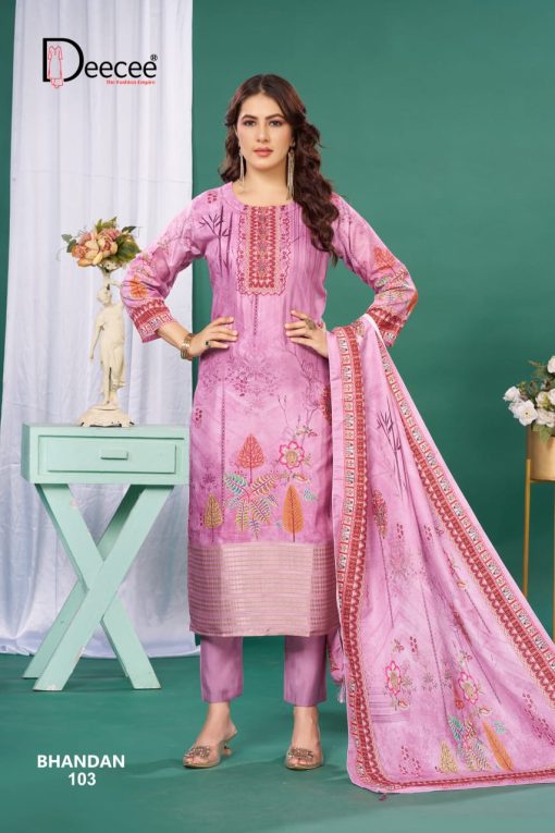Deecee Bhandan Kurti with Dupatta Bottom Silk Catalog 6 Pcs 4 510x765 - Deecee Bhandan Kurti with Dupatta Bottom Silk Catalog 6 Pcs