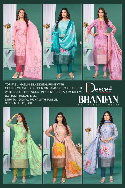 Deecee Bhandan Kurti with Dupatta Bottom Silk Catalog 6 Pcs 9 510x765 - Deecee Bhandan Kurti with Dupatta Bottom Silk Catalog 6 Pcs