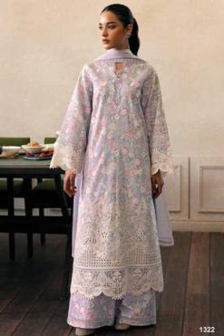 Deepsy Afrozeh Chikankari Lawn 25 Cotton Chiffon Salwar Suit Catalog 8 Pcs