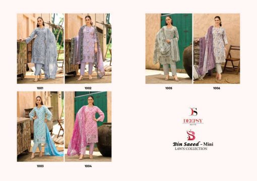 Deepsy Bin Saeed Mini Lawn Collection Chiffon Cotton Salwar Suit Catalog 6 Pcs 11 510x360 - Deepsy Bin Saeed Mini Lawn Collection Chiffon Cotton Salwar Suit Catalog 6 Pcs