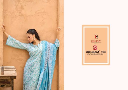 Deepsy Bin Saeed Mini Lawn Collection Chiffon Cotton Salwar Suit Catalog 6 Pcs 2 510x360 - Deepsy Bin Saeed Mini Lawn Collection Chiffon Cotton Salwar Suit Catalog 6 Pcs