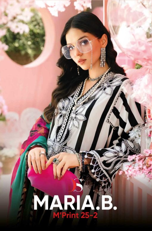 Deepsy Maria B M Print 25 Vol 2 Chiffon Cotton Salwar Suit Catalog 8 Pcs 1 510x772 - Deepsy Maria B M Print 25 Vol 2 Chiffon Cotton Salwar Suit Catalog 8 Pcs