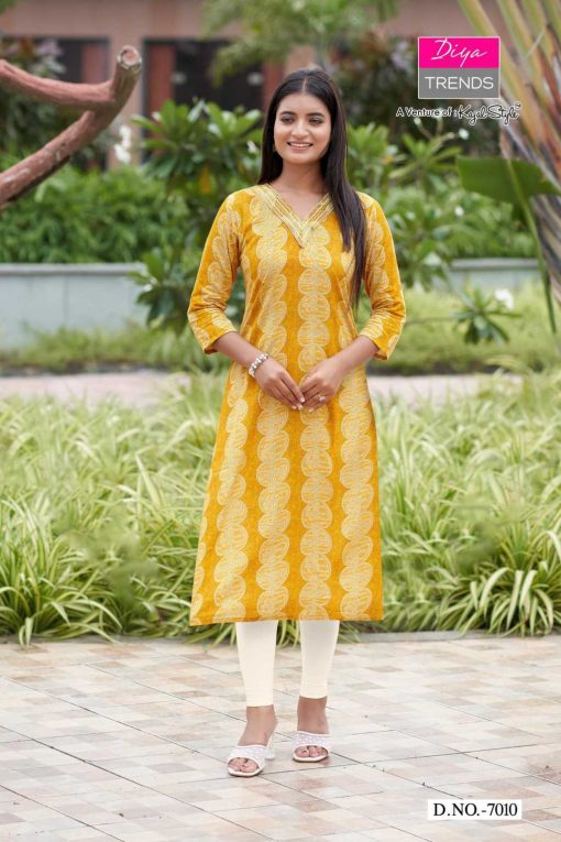 Diya Trends Gardencity Concept Vol 7 Kajal Style Rayon Kurti Catalog 11 Pcs 10 510x765 - Diya Trends Gardencity Concept Vol 7 Kajal Style Rayon Kurti Catalog 11 Pcs
