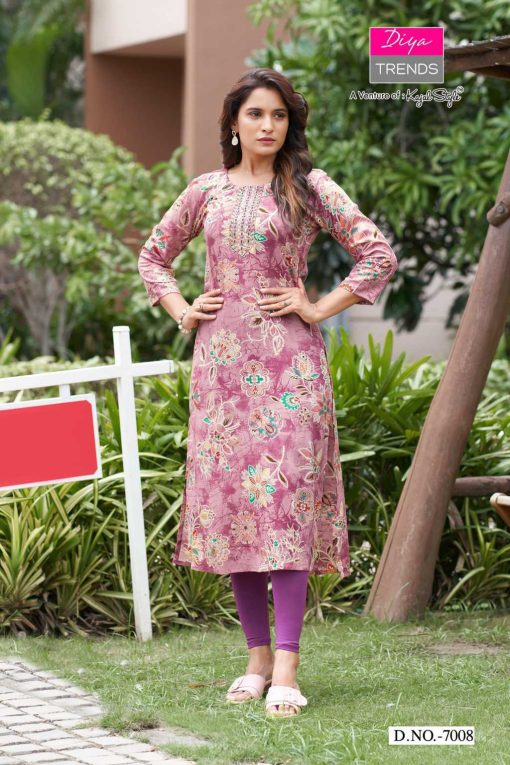 Diya Trends Gardencity Concept Vol 7 Kajal Style Rayon Kurti Catalog 11 Pcs 8 510x765 - Diya Trends Gardencity Concept Vol 7 Kajal Style Rayon Kurti Catalog 11 Pcs