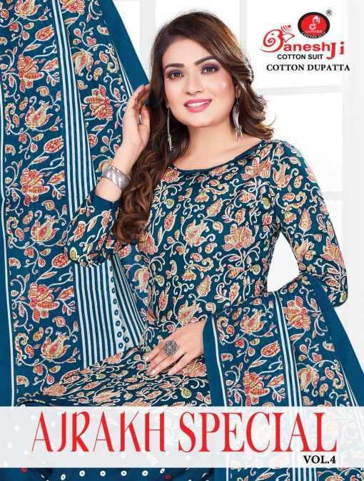 Ganeshji Ajrakh Special Vol 4 Cotton Salwar Suit Catalog 10 Pcs 1 510x675 - Ganeshji Ajrakh Special Vol 4 Cotton Salwar Suit Catalog 10 Pcs