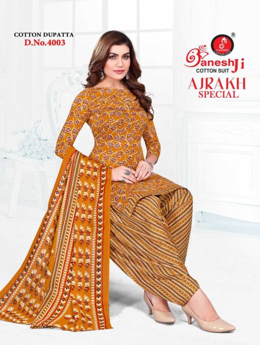 Ganeshji Ajrakh Special Vol 4 Cotton Salwar Suit Catalog 10 Pcs 4 510x675 - Ganeshji Ajrakh Special Vol 4 Cotton Salwar Suit Catalog 10 Pcs
