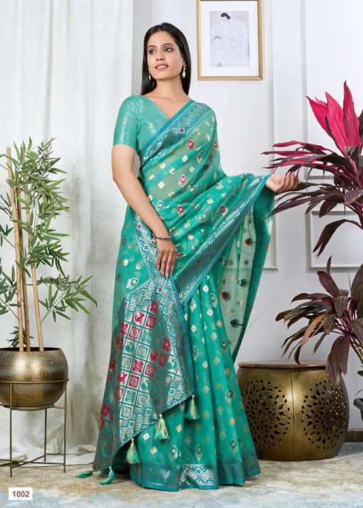 Hi Studio Atrangi Linen Series Vol 5 Saree Sari Catalog 6 Pcs 4 510x714 - Hi Studio Atrangi Linen Series Vol 5 Saree Sari Catalog 6 Pcs