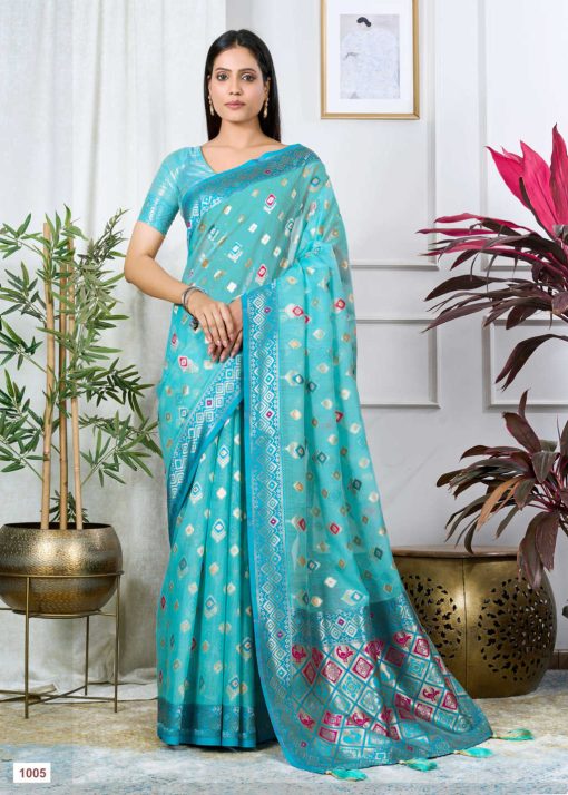 Hi Studio Atrangi Linen Series Vol 5 Saree Sari Catalog 6 Pcs 7 510x714 - Hi Studio Atrangi Linen Series Vol 5 Saree Sari Catalog 6 Pcs