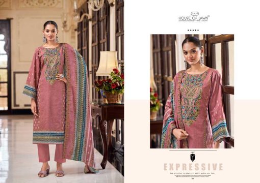 House of Lawn Bin Saeed Cotton Salwar Suit Catalog 8 Pcs 10 510x360 - House of Lawn Bin Saeed Cotton Salwar Suit Catalog 8 Pcs