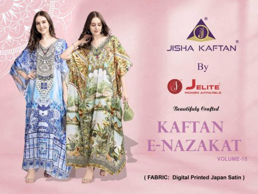 Jelite Kaftans E Nazakat Vol 15 Satin Kurti Catalog 8 Pcs 1 510x383 - Jelite Kaftans E Nazakat Vol 15 Satin Kurti Catalog 8 Pcs