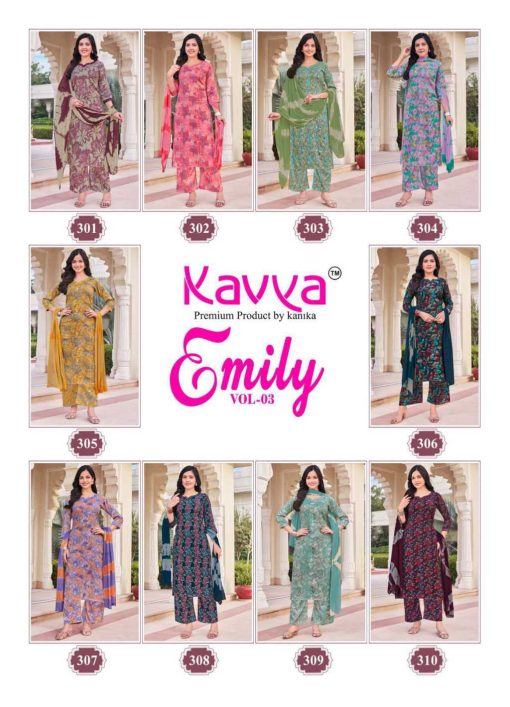 Kavya Emily Vol 3 Fancy Readymade Suit Catalog 10 Pcs 12 510x707 - Kavya Emily Vol 3 Fancy Readymade Suit Catalog 10 Pcs