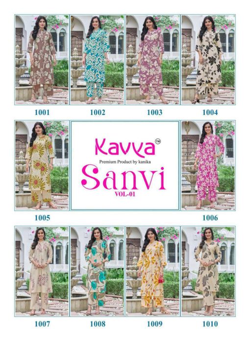 Kavya Sanvi Vol 1 CO ORD Wholesale Catalog 10 Pcs 14 510x707 - Kavya Sanvi Vol 1 CO ORD Wholesale Catalog 10 Pcs