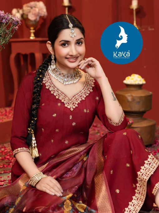 Kaya Vidhya Silk Readymade Salwar Suit Catalog 6 Pcs 3 510x680 - Kaya Vidhya Silk Readymade Salwar Suit Catalog 6 Pcs