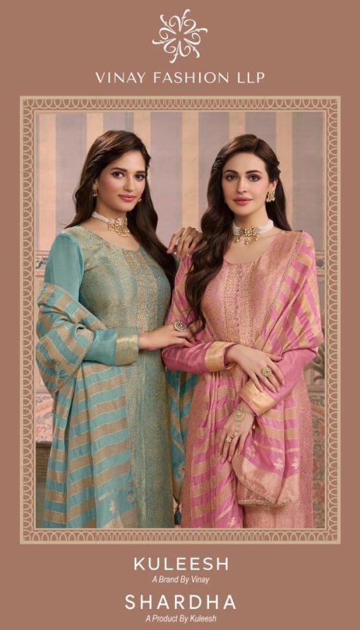 Kuleesh Shardha by Vinay Jacquard Salwar Suit Catalog 4 Pcs 1 510x893 - Kuleesh Shardha by Vinay Jacquard Salwar Suit Catalog 4 Pcs