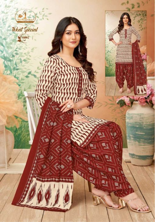 Miss World Choice Ikkat Special Vol 10 Cotton Salwar Suit Catalog 10 Pcs 8 510x728 - Miss World Choice Ikkat Special Vol 10 Cotton Salwar Suit Catalog 10 Pcs